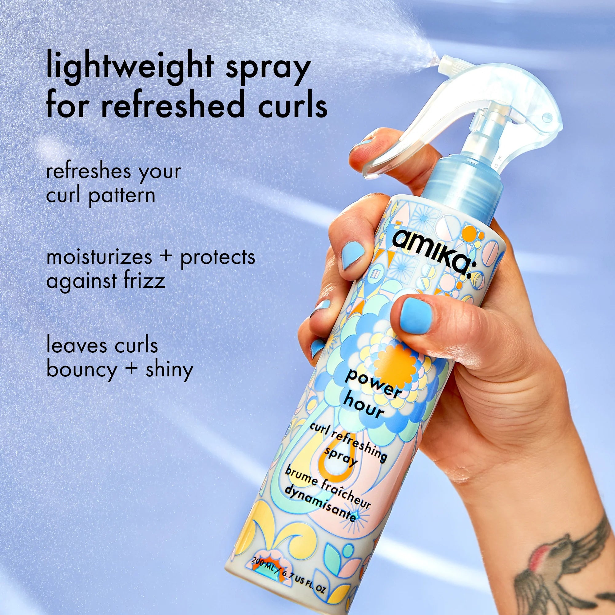curl refreshing spray