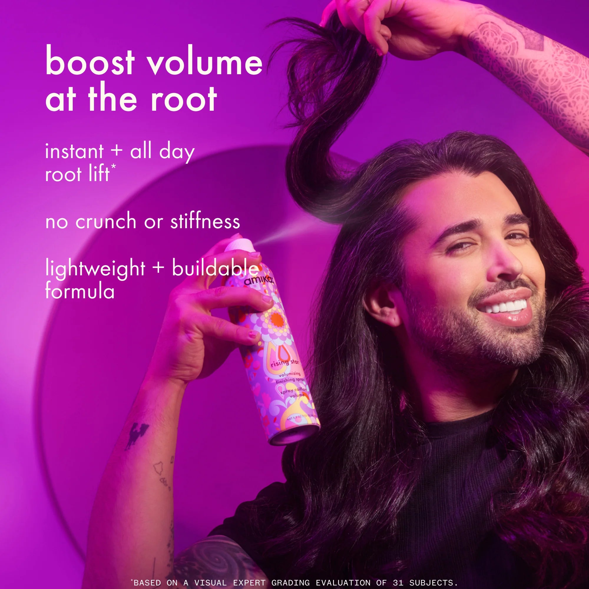 volumizing finishing spray