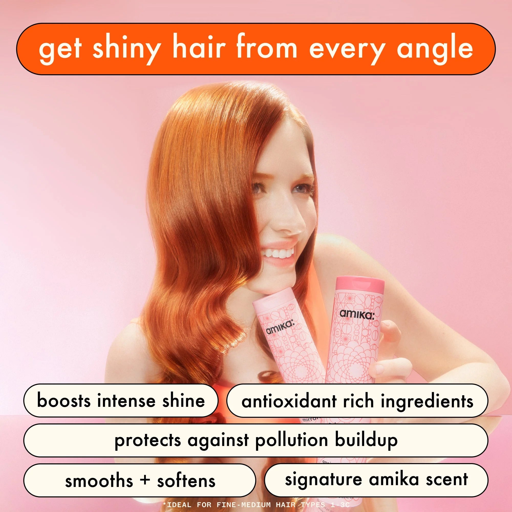 high shine + protect shampoo + conditioner