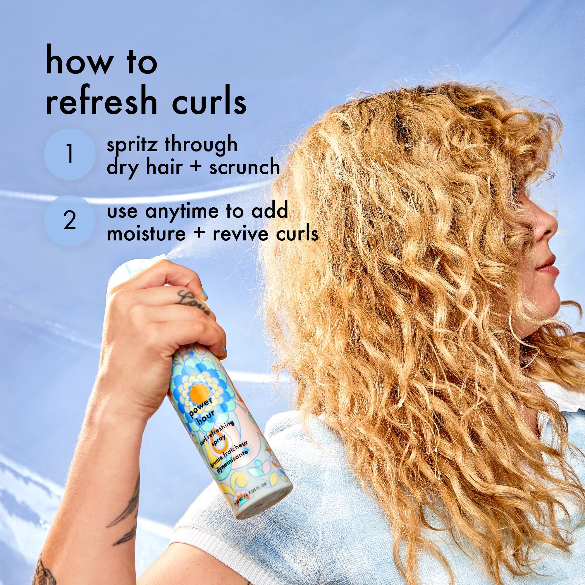 curl refreshing spray