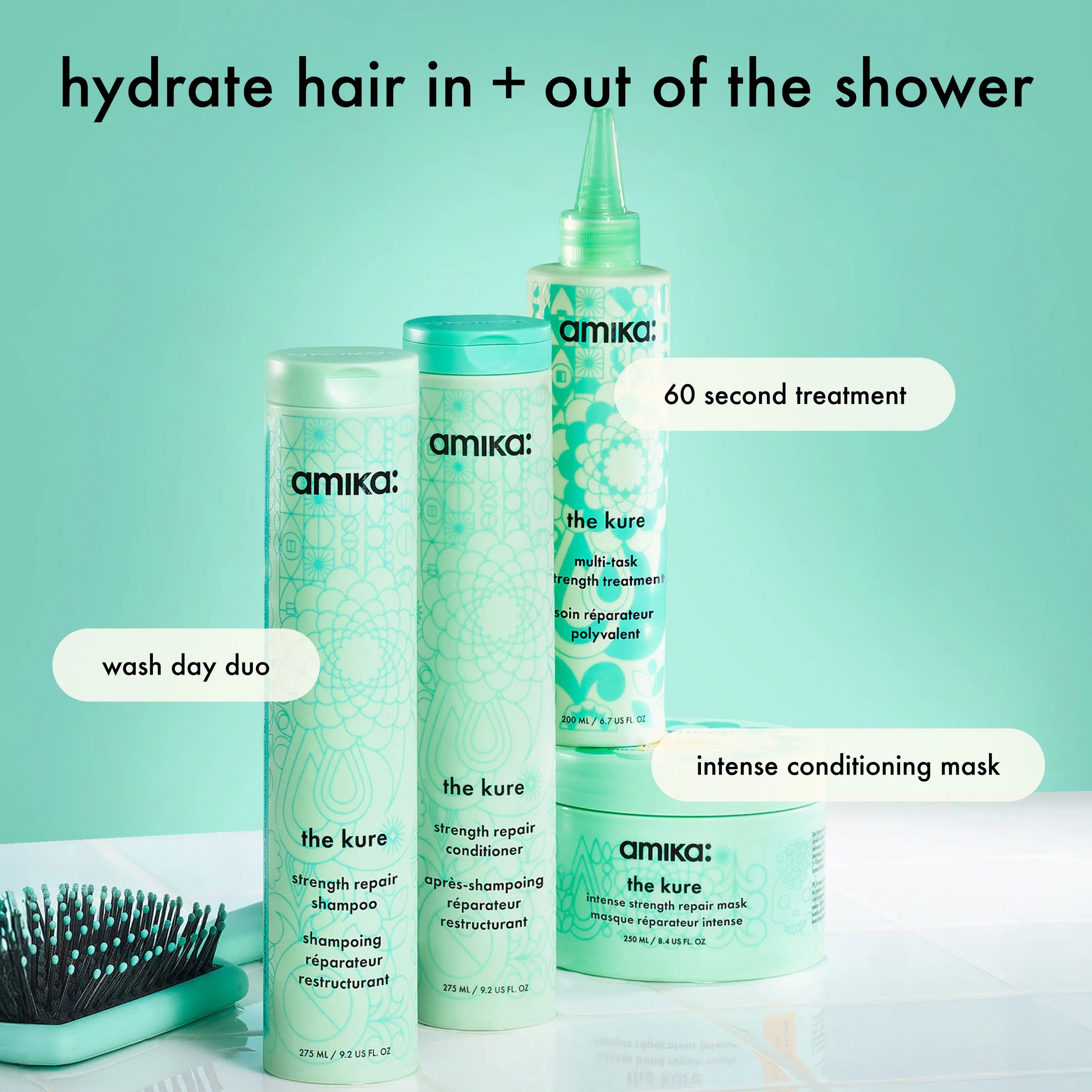 the kure strength repair shampoo