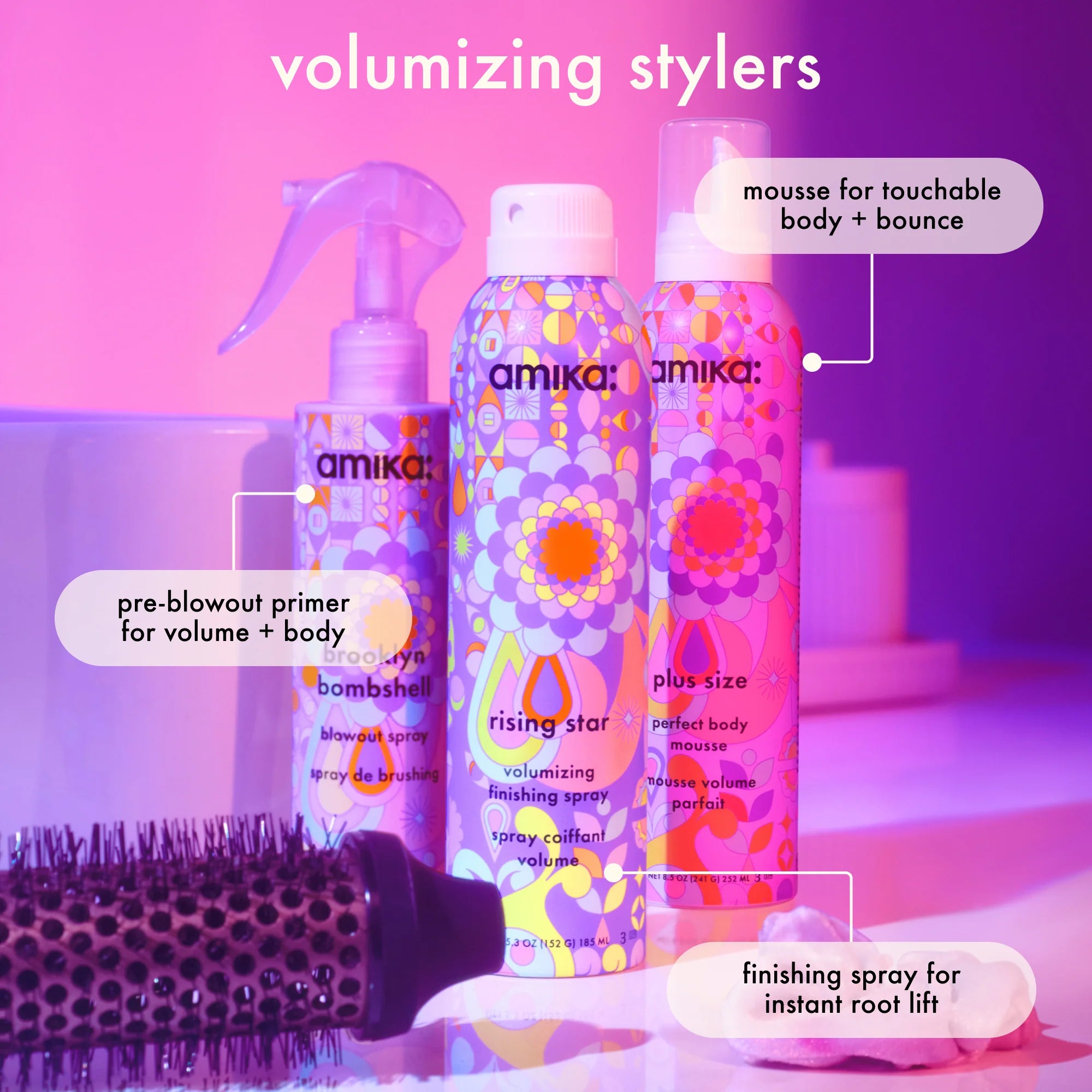 volumizing finishing spray