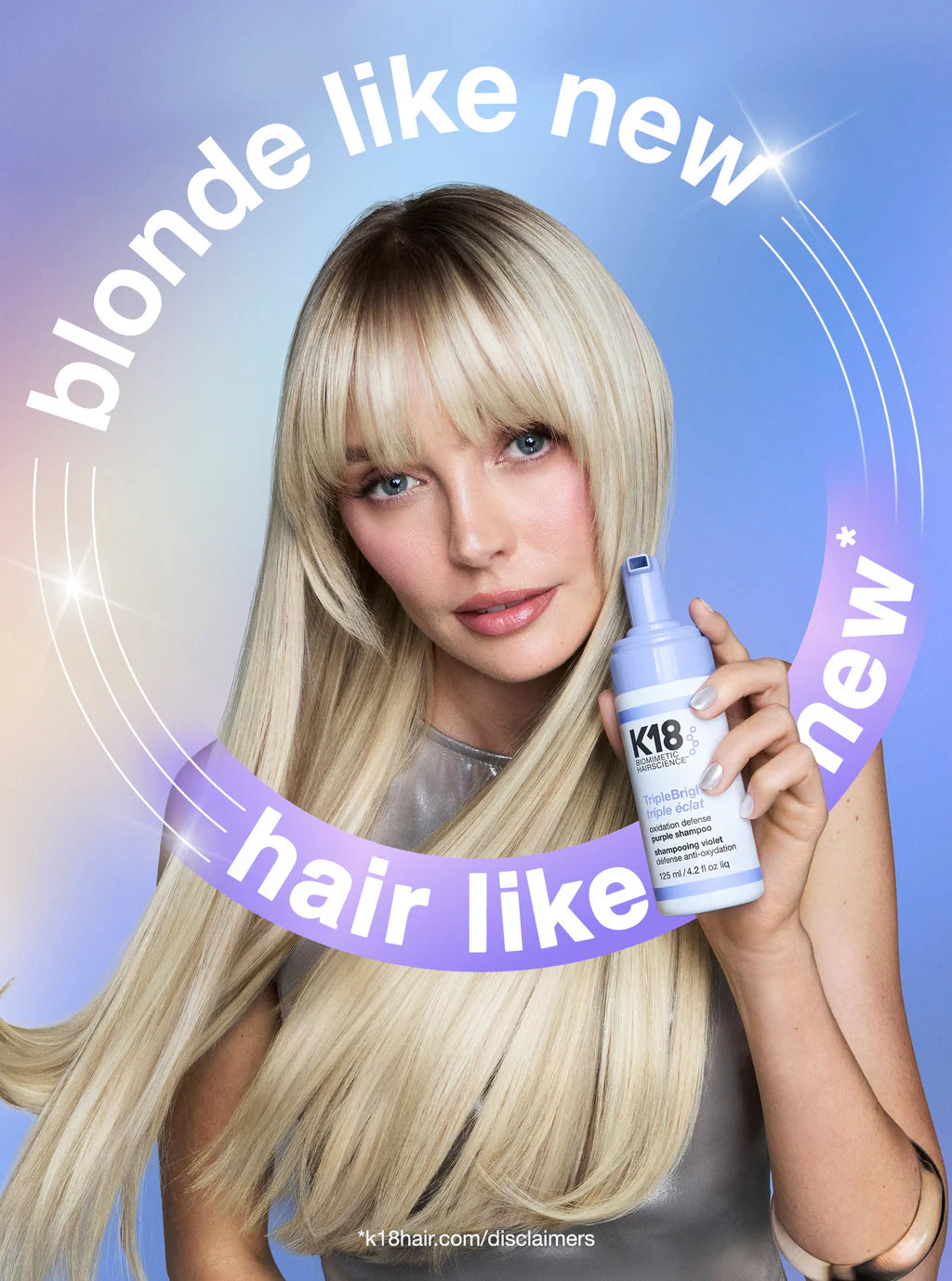 TripleBright oxidation defense purple shampoo