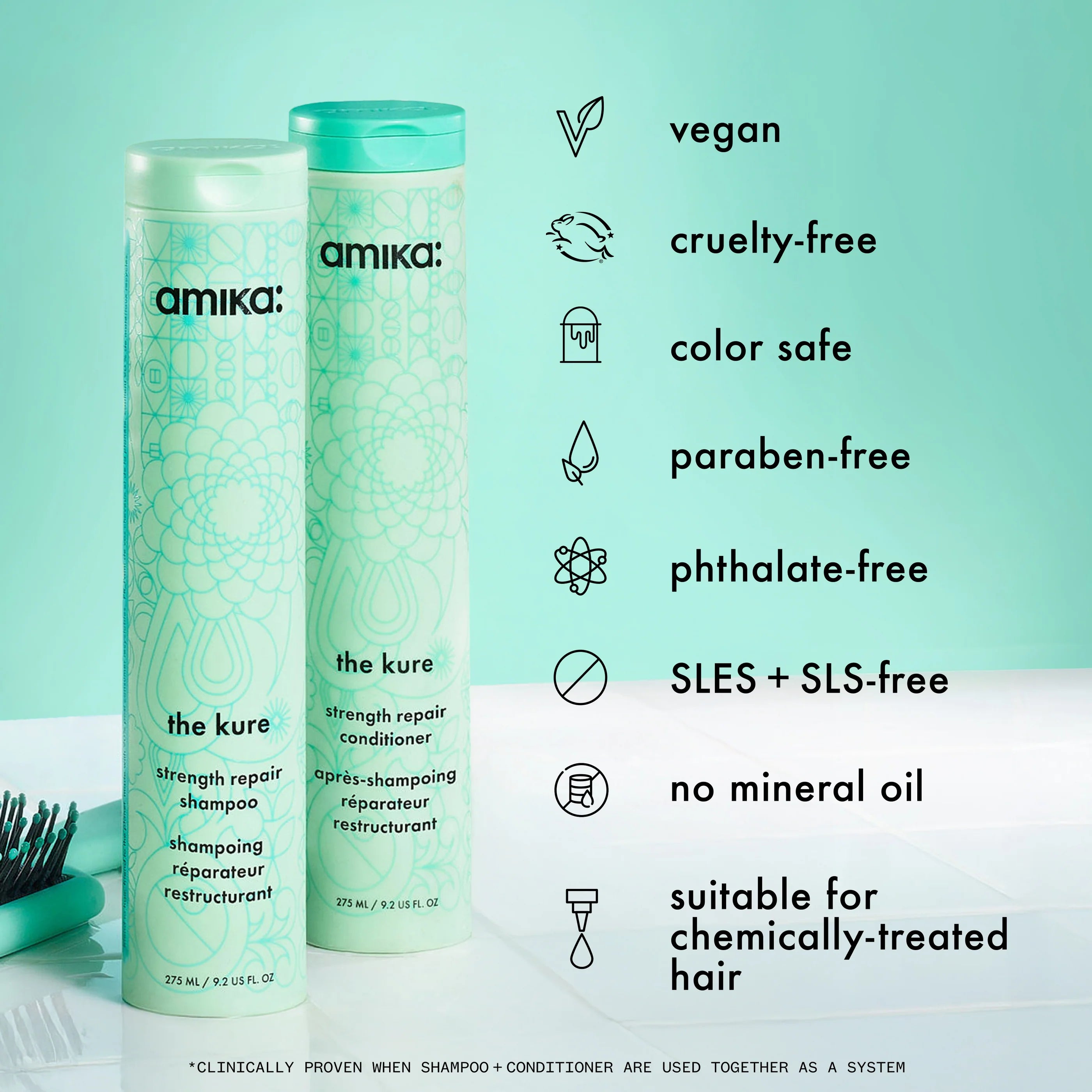 the kure strength repair shampoo