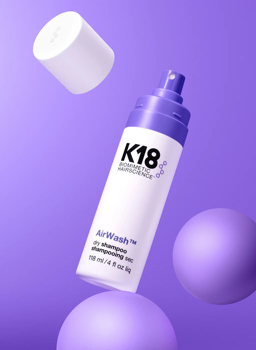 AirWash™ dry shampoo