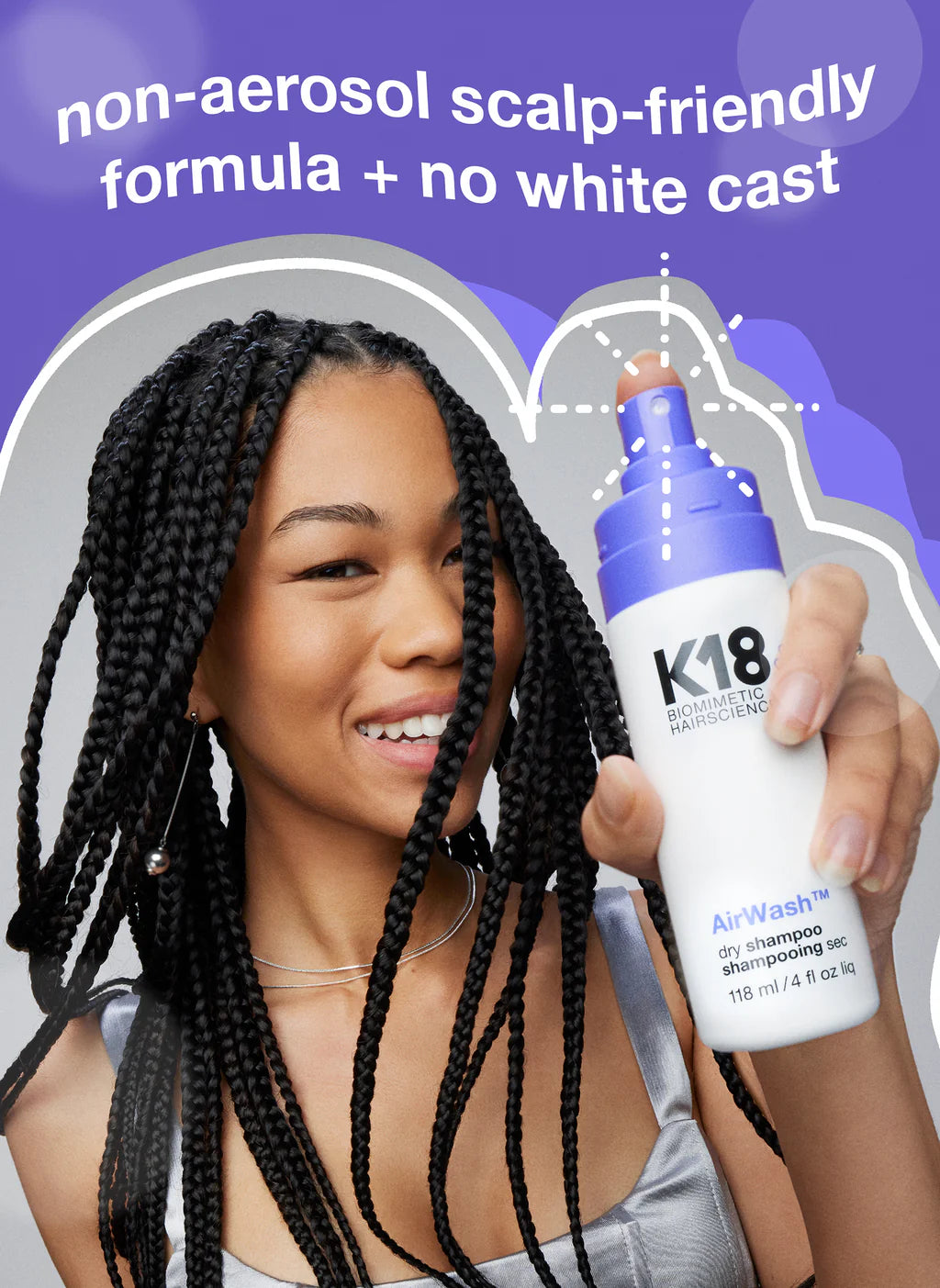 AirWash™ dry shampoo