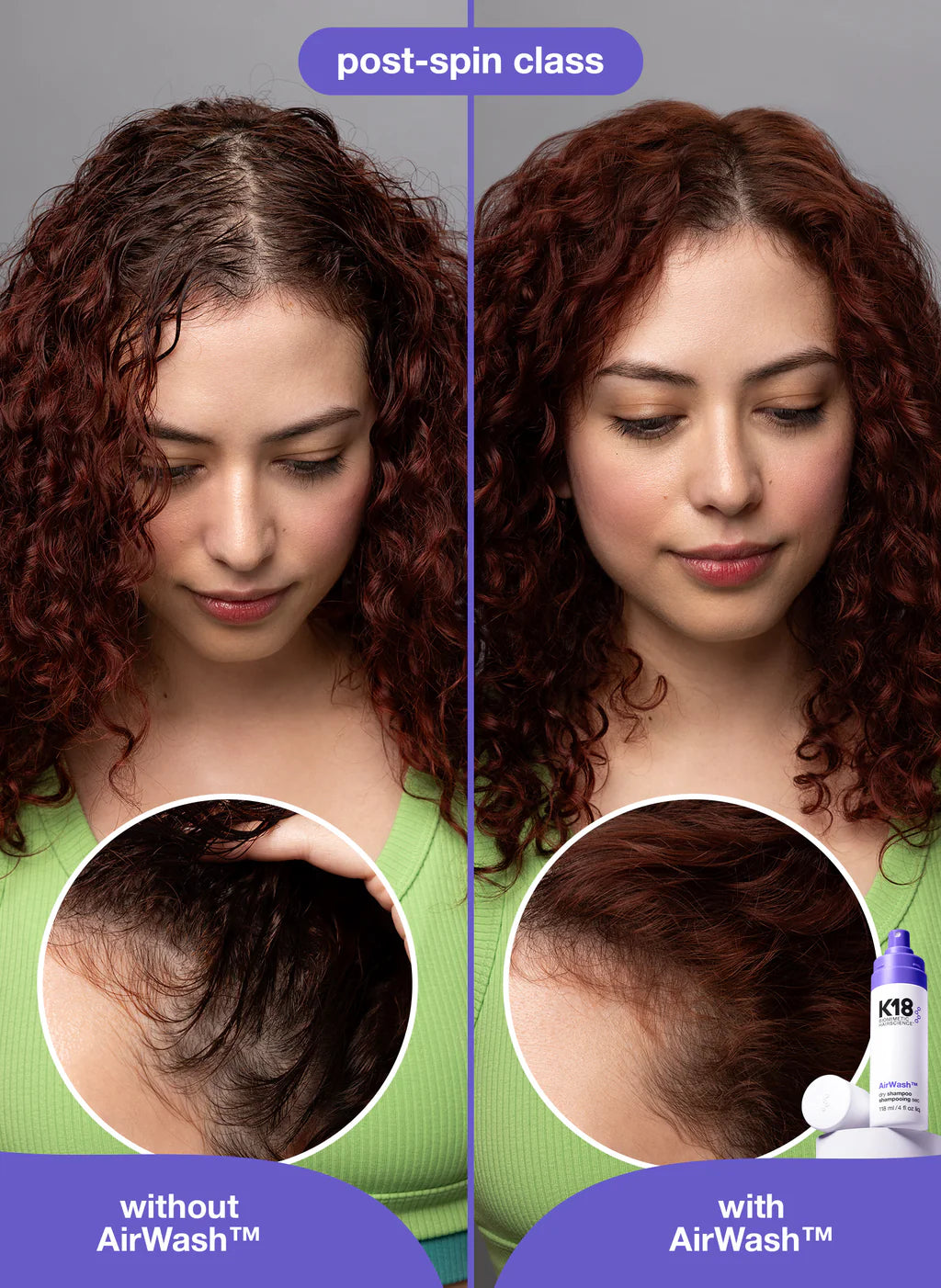 AirWash™ dry shampoo