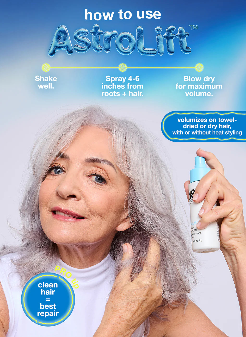AstroLift™ reparative volume spray