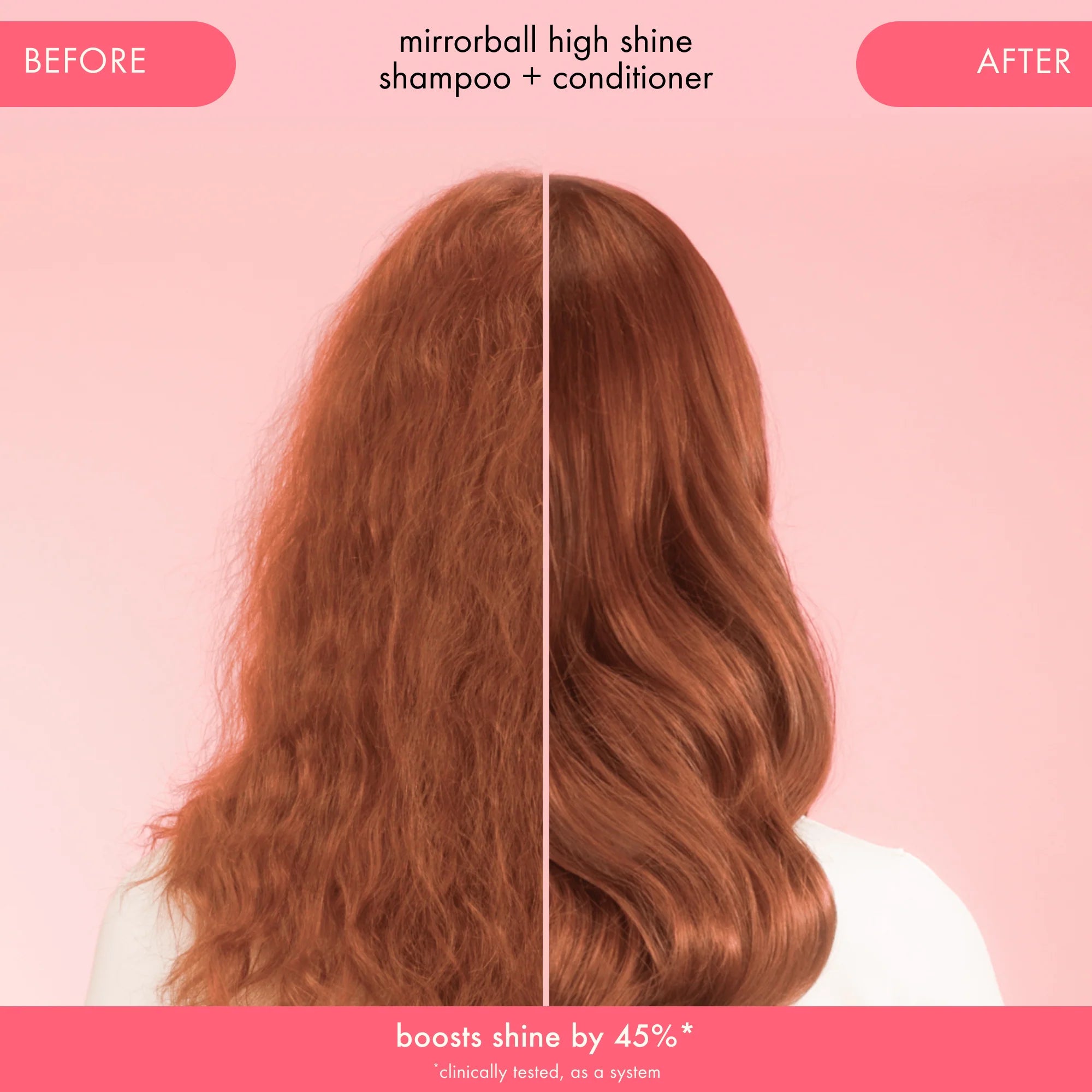 high shine + protect shampoo + conditioner