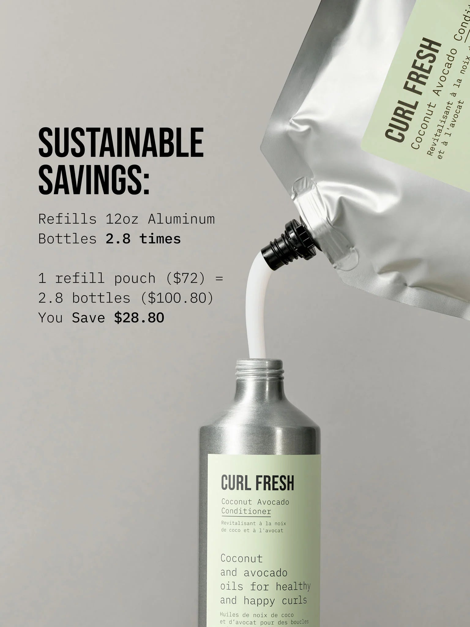 CURL FRESH Coconut Avocado Silicone-Free Conditioner