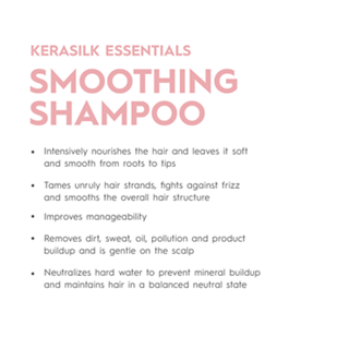 KERASILK ESSENTIALS  SMOOTHING SHAMPOO