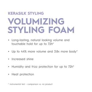 KERASILK STYLING  VOLUMIZING STYLING FOAM