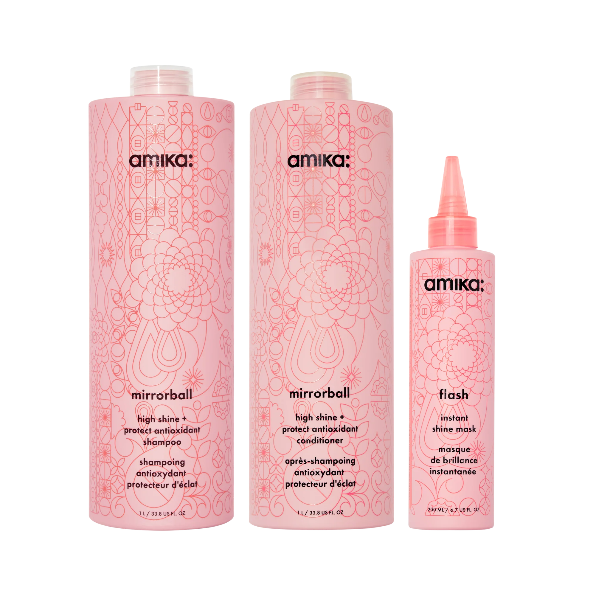high shine + protect shampoo + conditioner