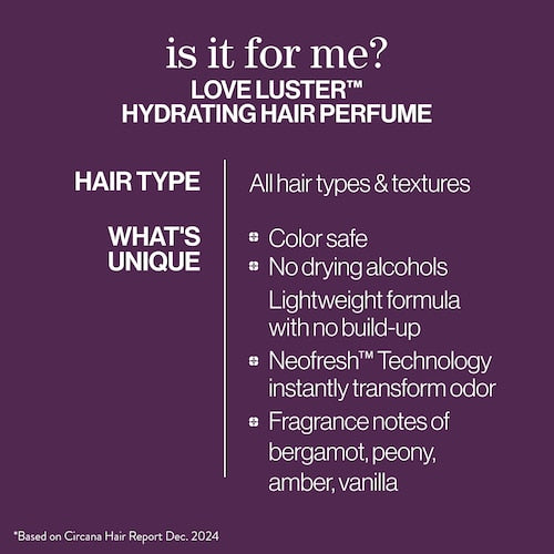 Love Luster Peony & Vanilla Hair Perfume